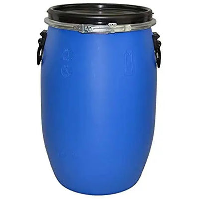 Seau bleu chimique bleu en plastique de tambour du conteneur 160L de HDPE à couvercle serti