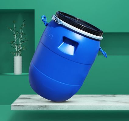 Baril de produits chimiques à tête ouverte 60L Baril à boucle en fer Fabrique de plastique