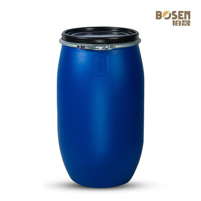 Solide-liquide bleu en plastique de tambour de l'eau 120L de HDPE cylindrique de baril