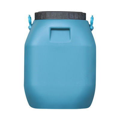seau démontable ISO9001 chimique de tambour en plastique bleu de baril de la place 50L