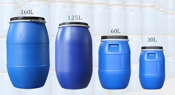 Baril en plastique 30L - forme de tambour de HDPE du cylindre 160L avec le cercle de fer