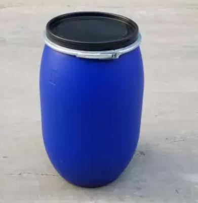 Seau bleu en plastique de baril d'OEM/ODM de HDPE en plastique de tambour 125 litres