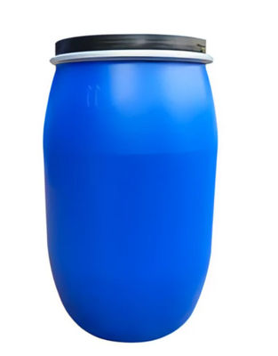 Polyéthylène en plastique à couvercle serti de tambours de HDPE pour les liquides de emballage