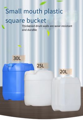 Le HDPE le réservoir d'eau de 5 gallons 25L a clôturé l'emballage en plastique principal de liquides de seaux