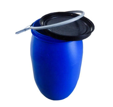 Capacité à couvercle serti du HDPE 160L de baril chimique en plastique hygiénique