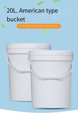ODM 20 seau en plastique de catégorie comestible du HDPE 20L de tambour de litre pour la peinture