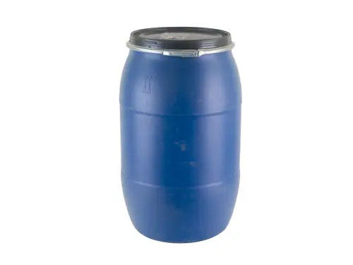 Capacité en plastique cylindrique du tambour 120L de baril bleu du solide-liquide 120L