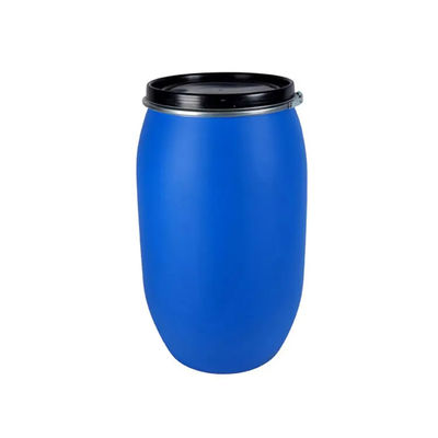 Tambour bleu de HDPE chimique tambour imperméable hygiénique de 200 litres avec Ring Lock