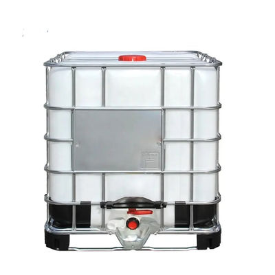 Conteneur chimique empilable 1000L IBC Tote White de plastique d'IBC