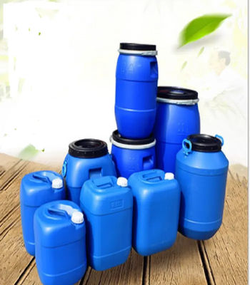 Tambour en plastique à couvercle serti du HDPE 125L pour la couleur bleue de biens de stockage