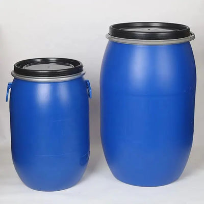 gallons en plastique bleus à couvercle serti de récipient en plastique du HDPE 220L les 55 battent du tambour de l'OEM