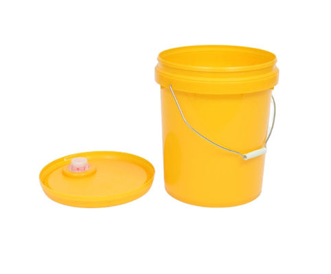 plastique 20L cylindrique de seau de peinture de 20 litres épaissi pour le stockage