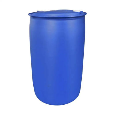 Emballage de récipient en plastique de HDPE de stockage baril en plastique bleu de 220 litres