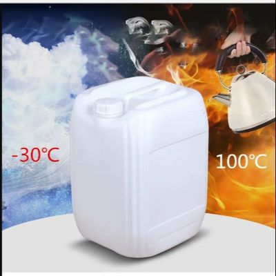 Conteneur évident de cruche de couvercles de vis de bourreur blanc place de 25 litres pour la nourriture liquide