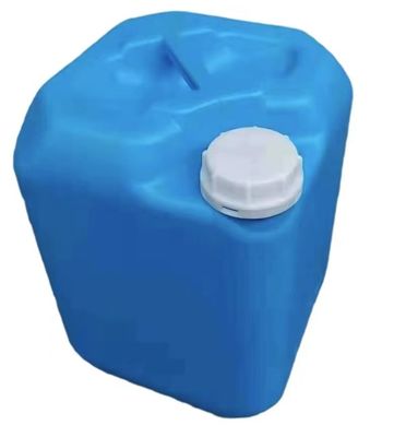 20 litres carrés de fût en plastique fermé HDPE bleu fût en plastique chimique