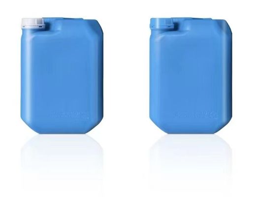 20 litres carrés de fût en plastique fermé HDPE bleu fût en plastique chimique