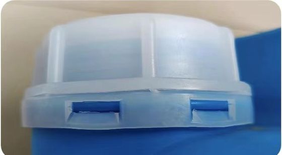 20 litres carrés de fût en plastique fermé HDPE bleu fût en plastique chimique