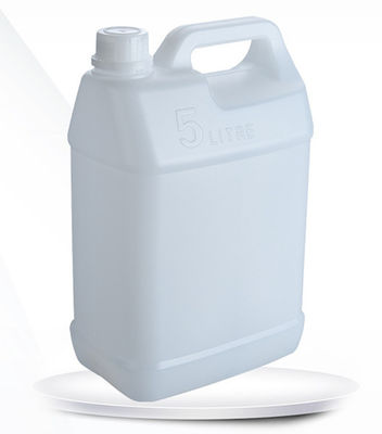 5 litres Bouche plate Bouteille à main en plastique Bouteille d'eau Bouteille d'huile chimique Peut être personnalisée