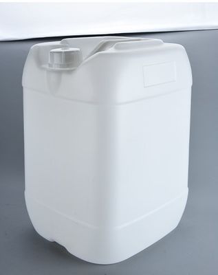 Baril en plastique de 30L Baril blanc carré Baril de qualité alimentaire Baril chimique Bonne étanchéité Baril HDPE Acide et corrosion alcaline