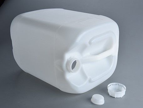 Baril en plastique de 30L Baril blanc carré Baril de qualité alimentaire Baril chimique Bonne étanchéité Baril HDPE Acide et corrosion alcaline
