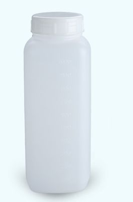 Bouteilles en plastique de 1 litre à grande bouche dans les aliments, les produits pharmaceutiques, les produits chimiques et le nouveau PEHD
