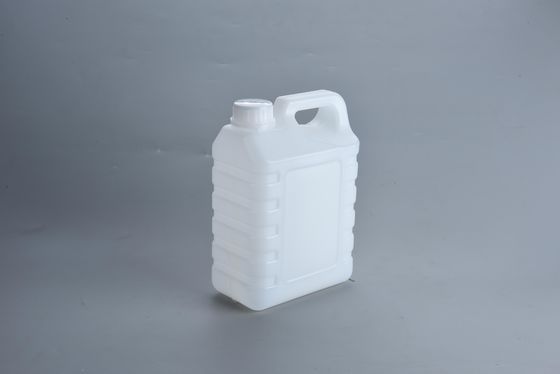 2.5L Blanc HDPE plastique Jerry Can avec tête serrée et couvercle à vis pour la personnalisation