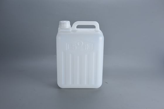 5L plastique moulé par extrusion Jerry Can de couleur blanche et épaisseur de paroi de 2 mm pour la durabilité