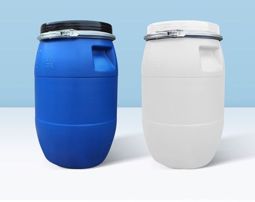 30L Grand tambour à bride en plastique rond
