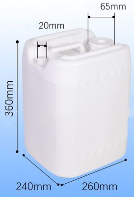 20 litres de baril en plastique chimique double bouche baril peut être personnalisé couleur LOGO